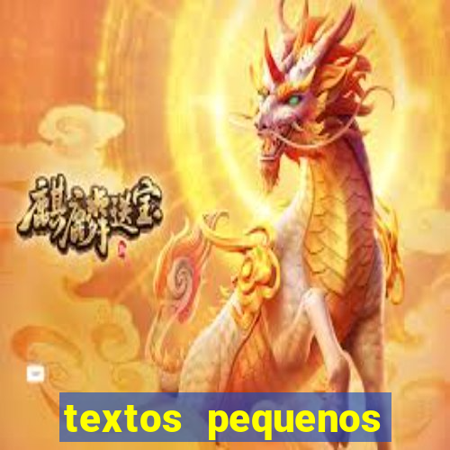 textos pequenos para alfabetizar